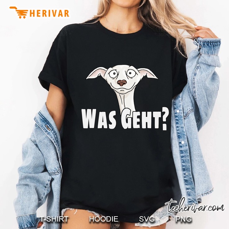 Was Geht Witziges Windhund Whippet Ladies Tee
