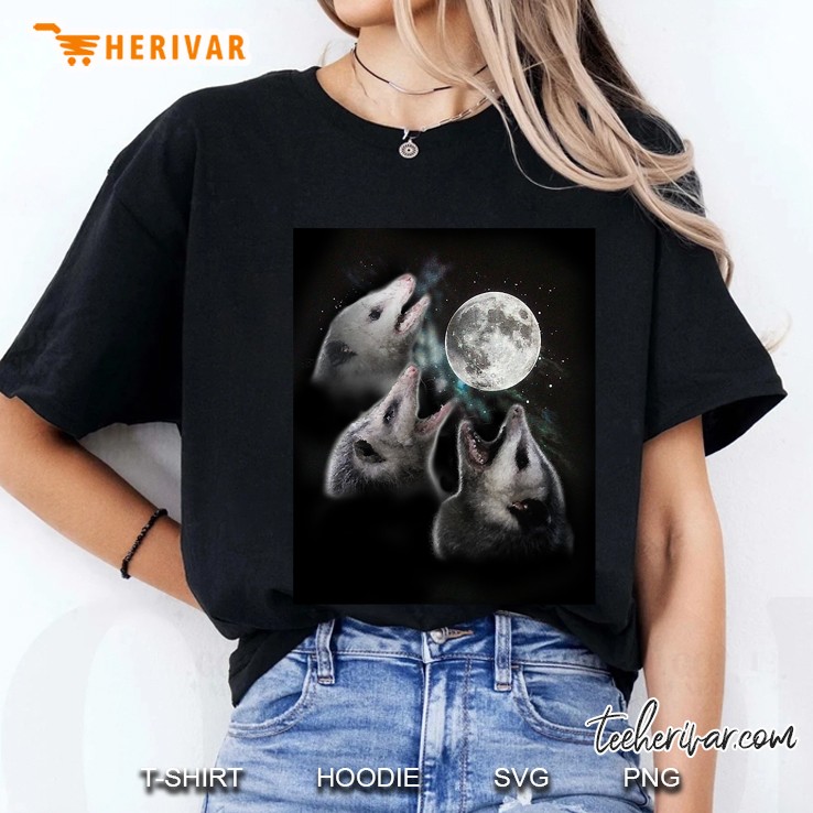 3 Opossum Moon Classic Ladies Tee