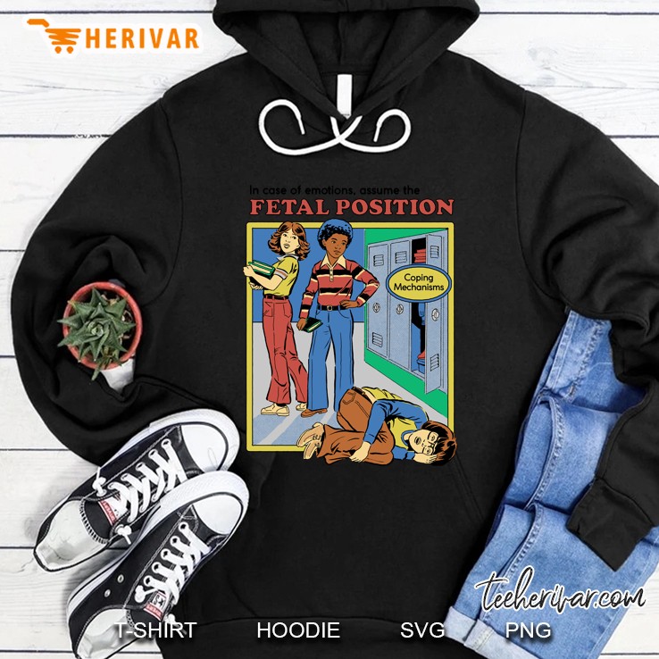 Assume The Fetal Position Classic Hoodie