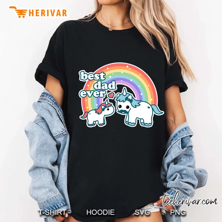 Best Unicorn Dad Classic Ladies Tee