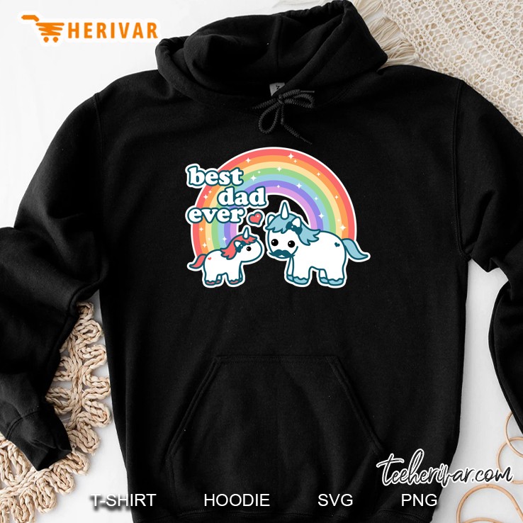Best Unicorn Dad Classic Hoodie