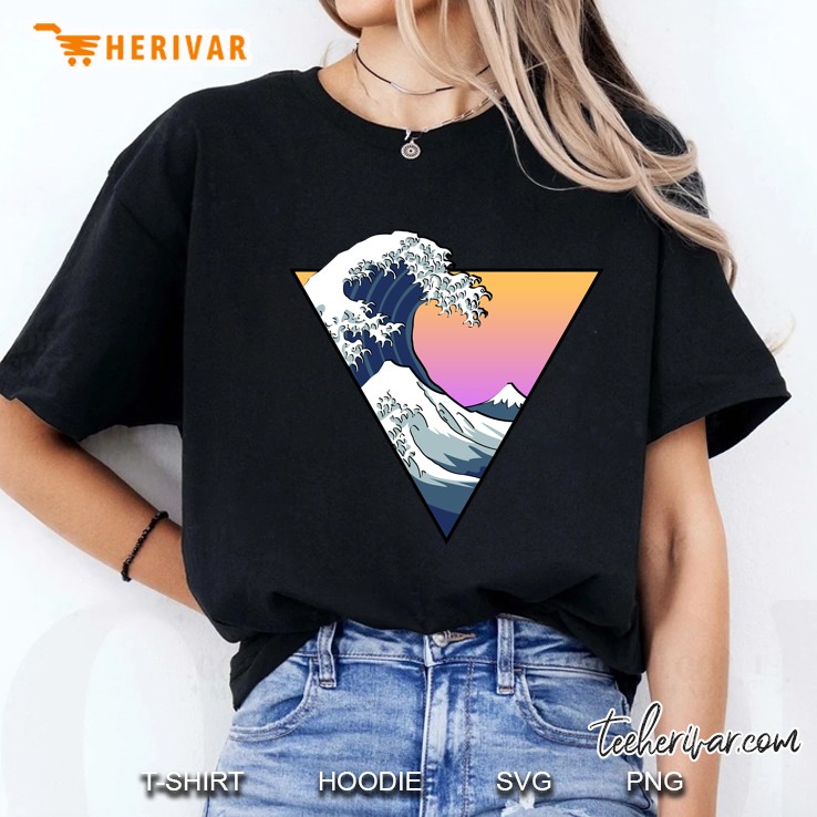 Great Wave Aesthetic Ladies Tee