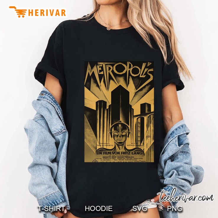Metropolis, Fritz Lang, 1926 - Vintage Movie Poster, B&Amp Ladies Tee