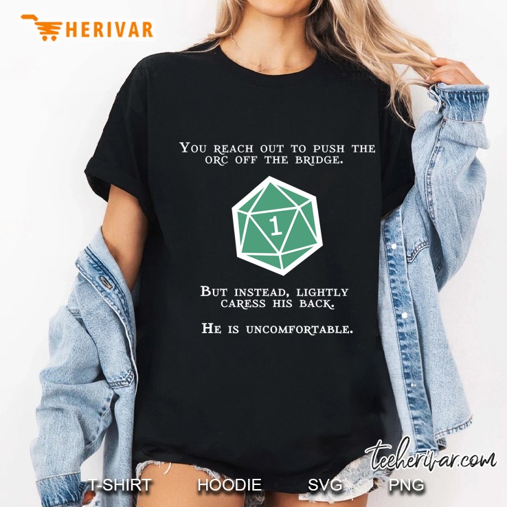 Natural 1 - Orc (White Ladies Tee