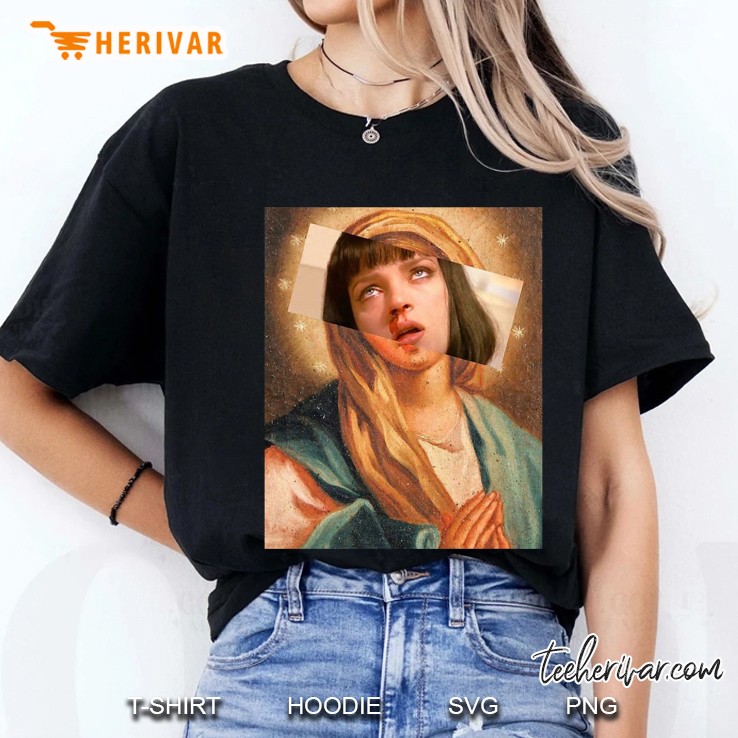 Virgin Mia Damn Pulp Fiction Mia Wallace Ladies Tee