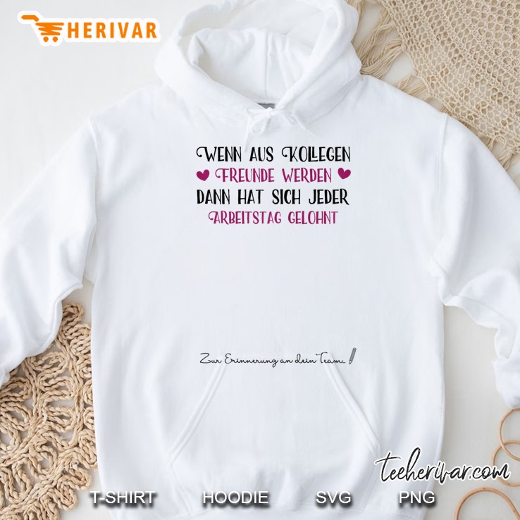 Damen Geschenk Zum Abschied Für Die Beste Kollegin Zum Jobwechsel Hoodie