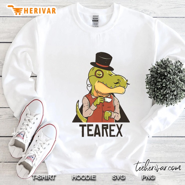 Tea Rex Tee Dinosaurier Für Teetrinker Sweatshirt