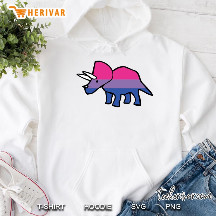 Biceratops (Bisexual Triceratops) Relaxed Fit Hoodie