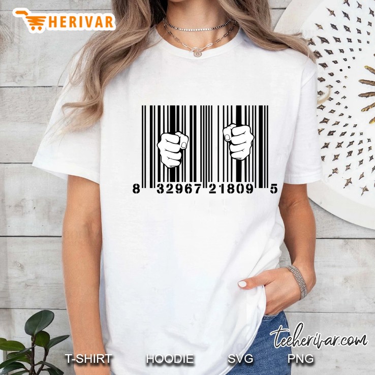 Captured By Consumerism Upc Barcode Prison Hoodie