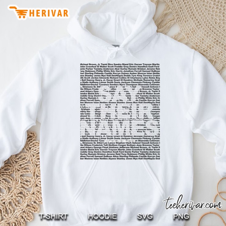 Say Their Names Black Lives Matter Hoodie