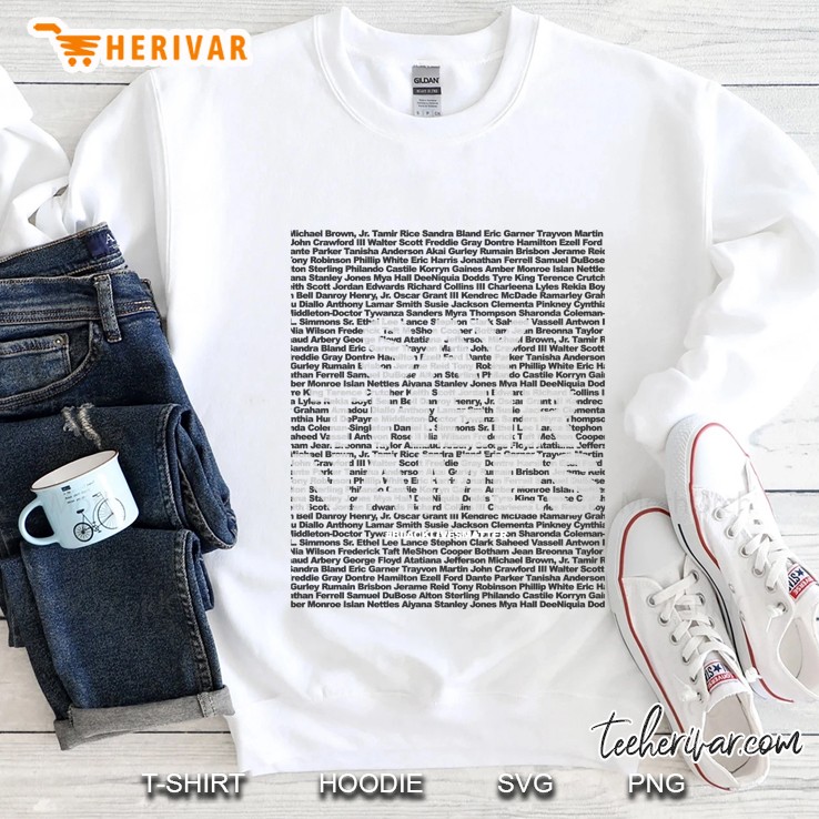 Say Their Names Black Lives Matter Sweatshirt