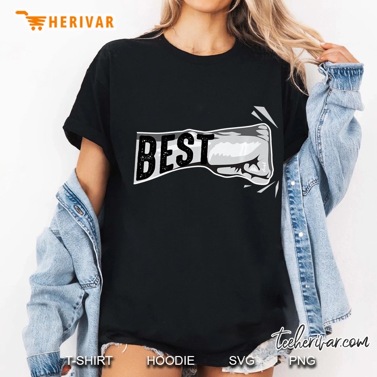 Best Buds Shirt Cool Inspirational Bro Fist Handshake Gift Ladies Tee