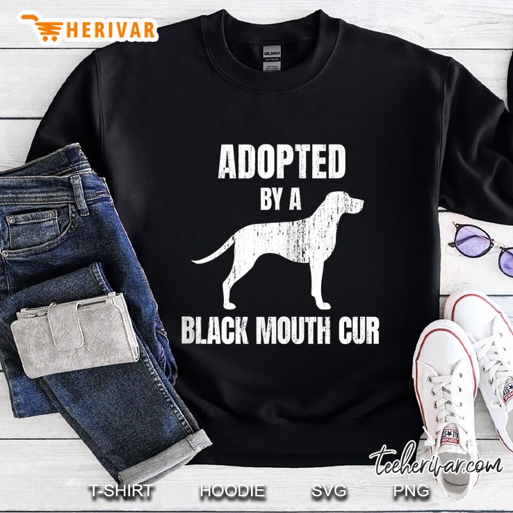 Black Mouth Cur Tank Top Sweatshirt