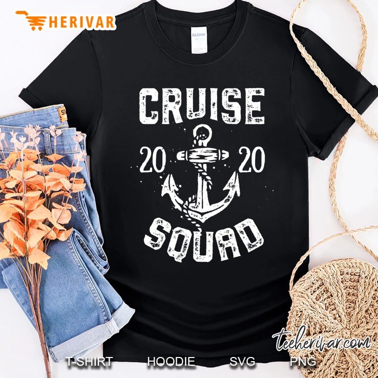 Family Cruise Squad 2020 Summer Vacation Vintage Matching Shirt