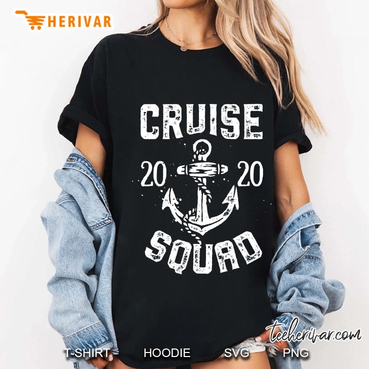 Family Cruise Squad 2020 Summer Vacation Vintage Matching Hoodie