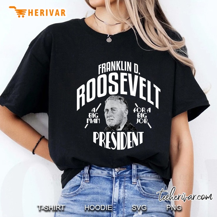 Fdr Campaign Shirt Franklin Roosevelt For President Pullover Ladies Tee