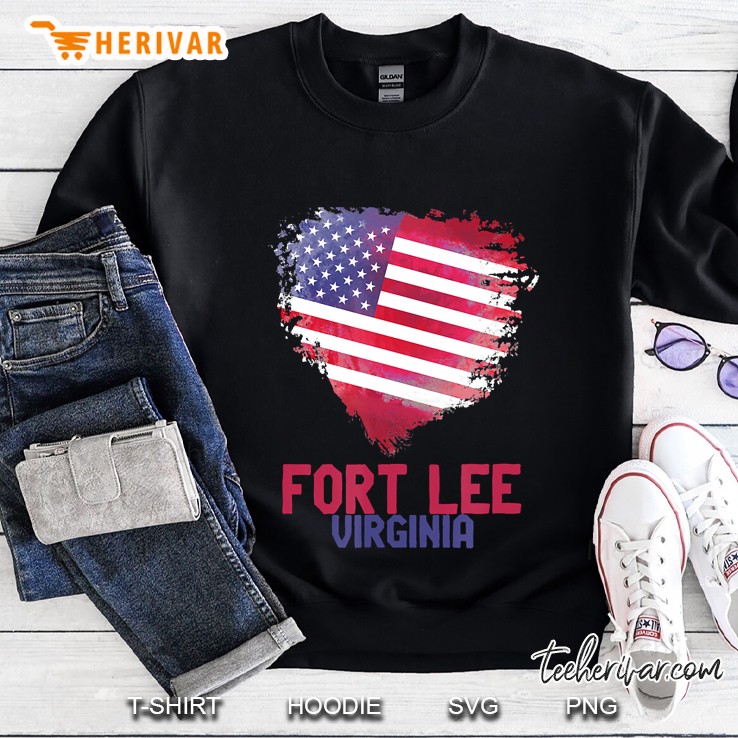 Fort Lee City Virginia Vintage Style Sweatshirt