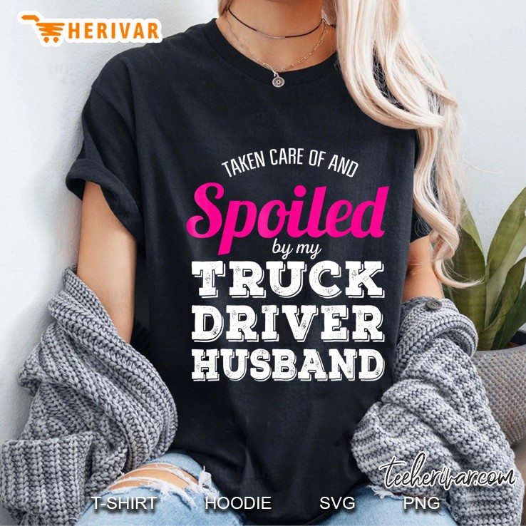 Funny Truck Driver Wife Wedding Anniversary Gift Hoodie