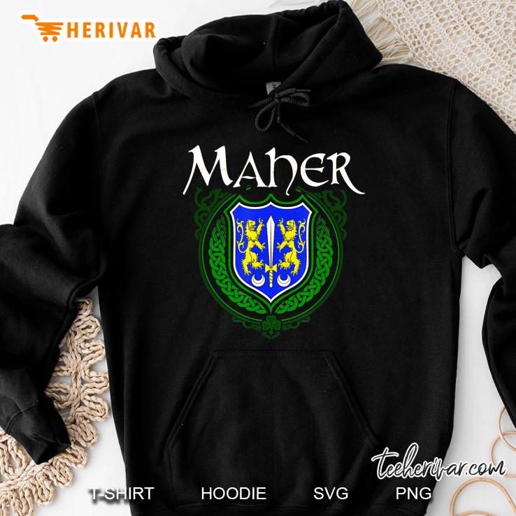 Maher Surname Irish Last Name Maher Family Crest Mugs