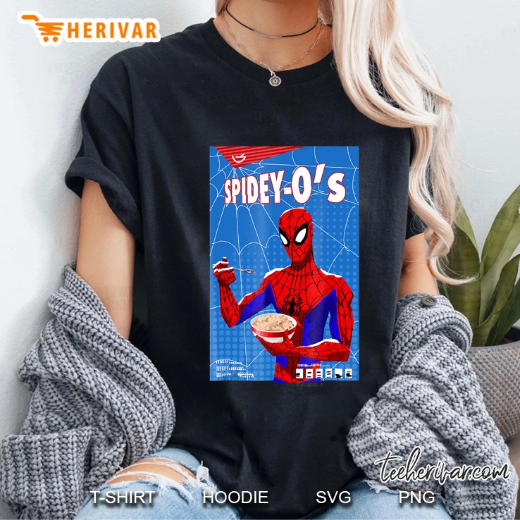 Marvel Spider-Man Spiderverse Spidey-O's Box Graphic Hoodie