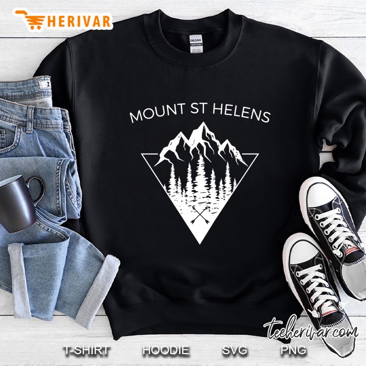 Mount St Helens Cool Mt St Helens Hooded Sweatshirt