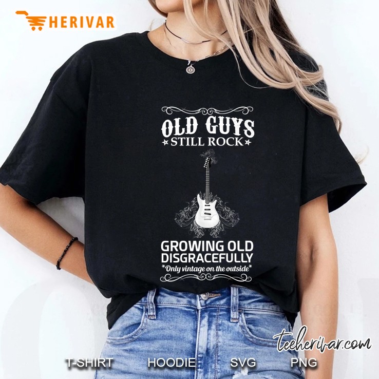 Old Guys Still Rock Growing Old... Ladies Tee