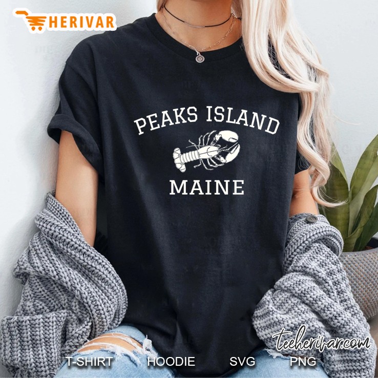 Peaks Island Maine Product - Lobster Ladies Tee