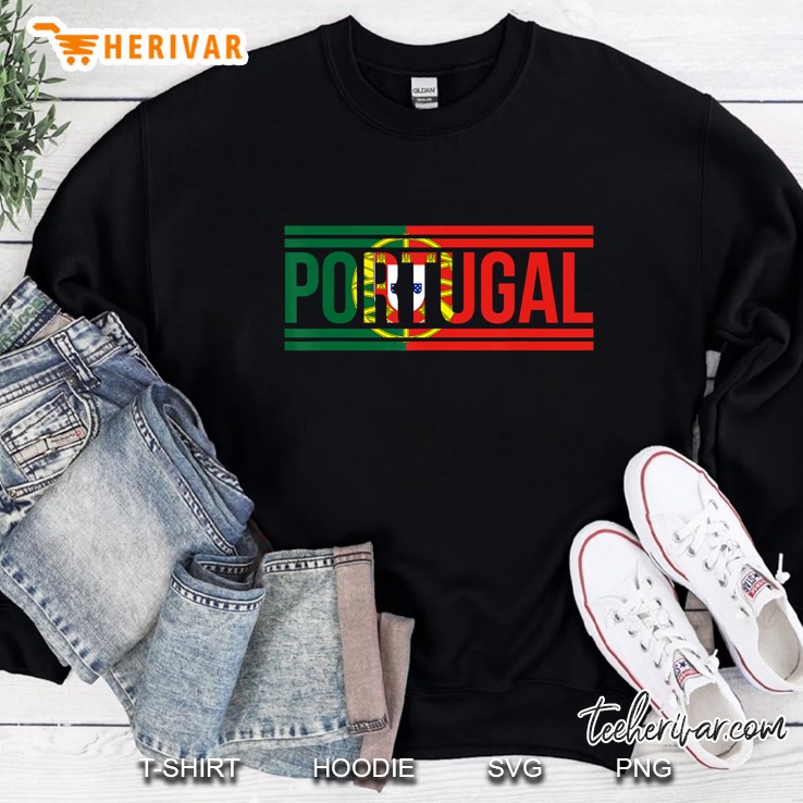 Portugal - Portuguese Flag Shirt Sports Soccer Football Sweatshirt