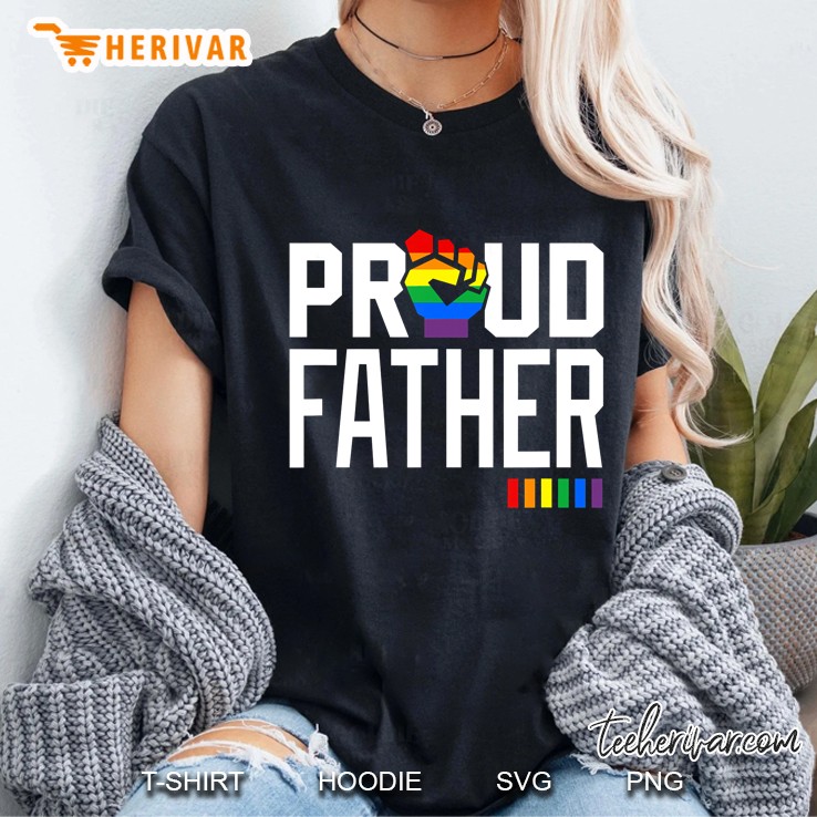 Proud Father Gay Pride Month Lgbtq Hoodie