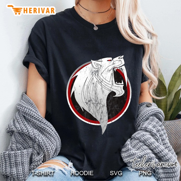 Sabertooth Tiger Vintage Logo Design Ladies Tee