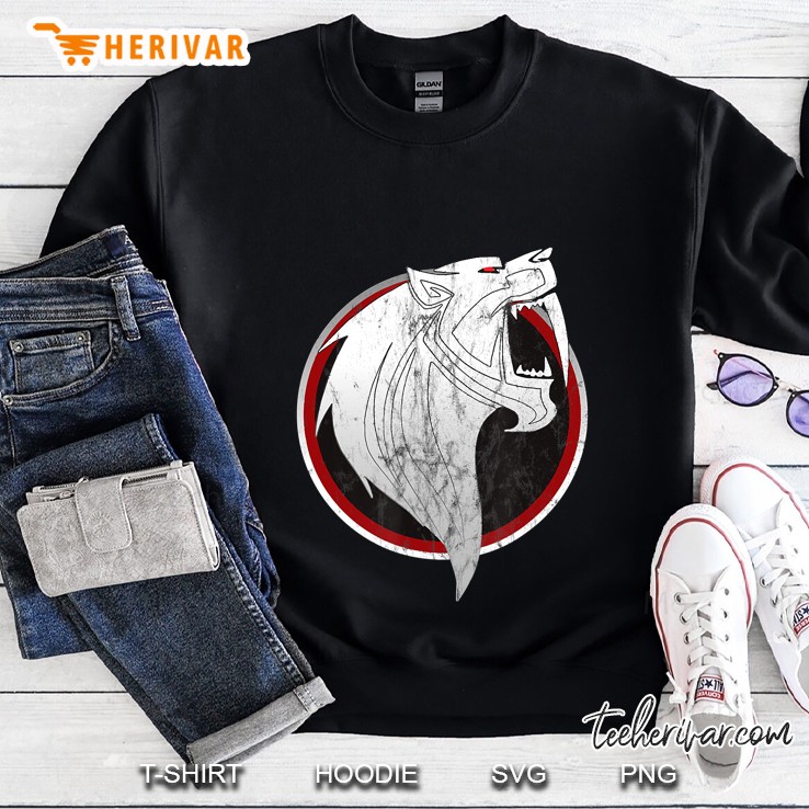 Sabertooth Tiger Vintage Logo Design Sweatshirt