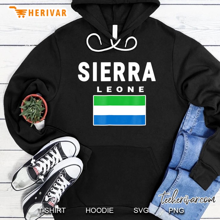 Sierra Leone Tee Flag Souvenir Freetown Hoodie