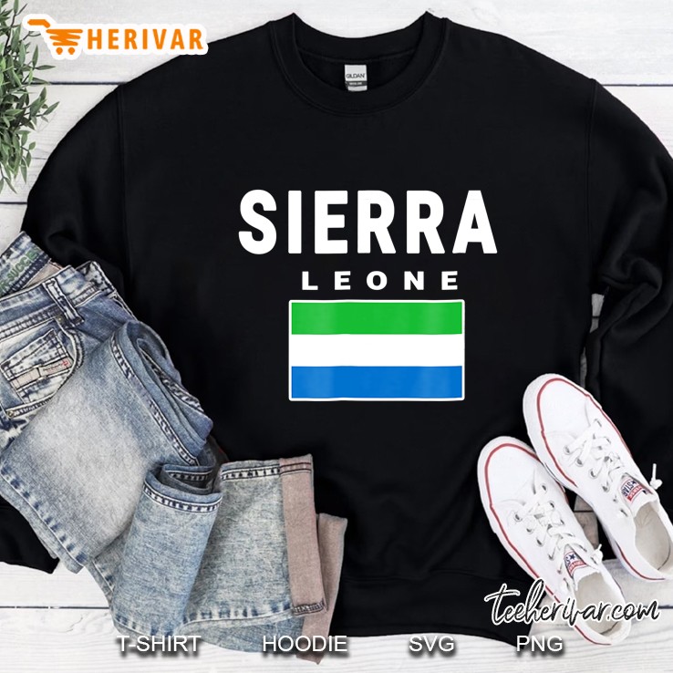 Sierra Leone Tee Flag Souvenir Freetown Sweatshirt
