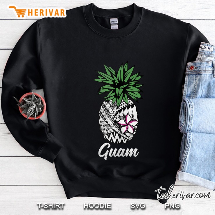 Tribal Pineapple Guam Tank Top - Guam Tank Top Sweatshirt