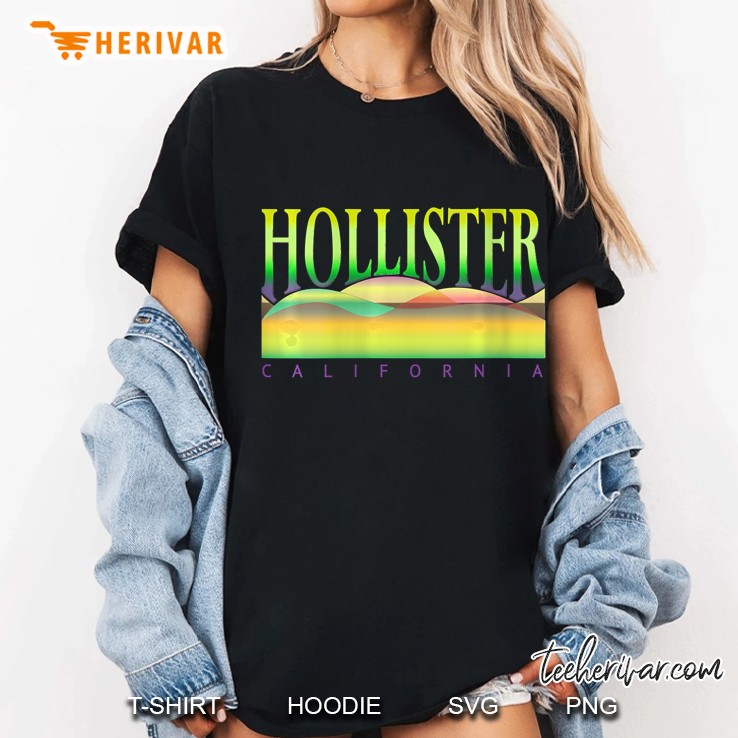 Womens Hollister California, Hollister Ca. Hills V-Neck Ladies Tee