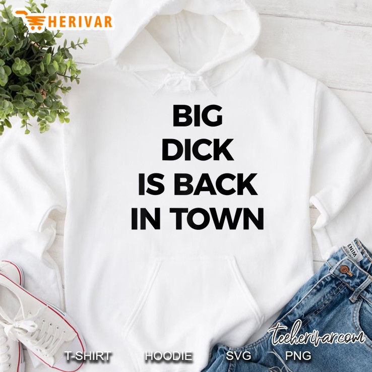 Big Dick Is Back In Town Raglan Baseball Tee Mugs