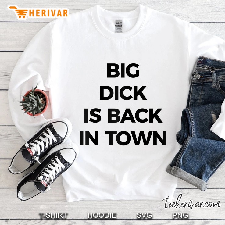 Big Dick Is Back In Town Raglan Baseball Tee Mugs