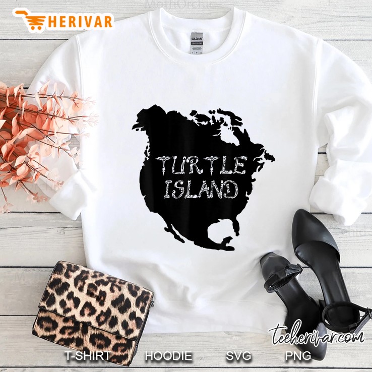 Turtle Island Anishinaabek North America Graphic Tee Sweatshirt