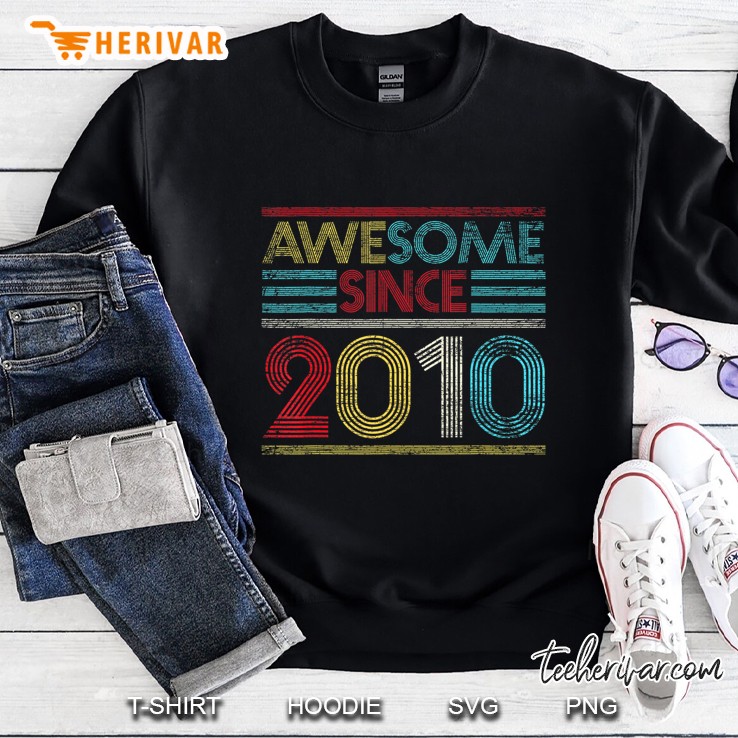 10Th Birthday Gifts - Awesome Since 2010 Sweatshirt