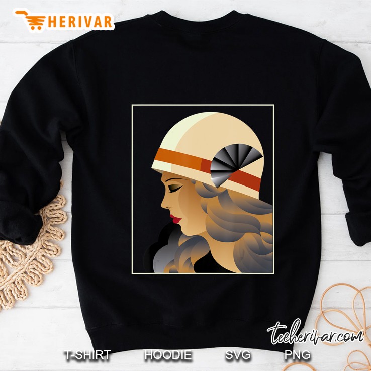 Art Deco Clothing Women Men 1920S 1930S Retro Woman Tshirt Sweatshirt