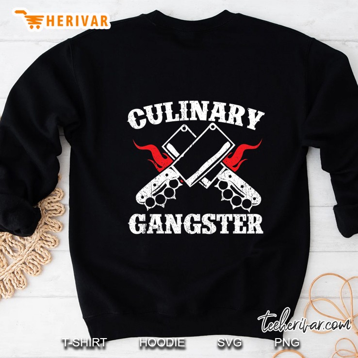 Culinary Gangster Barbecue Bbq Smoker Grillin Gifts Sweatshirt