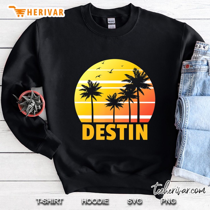 Destin Vacation Shirt Florida Beach Souvenir Sweatshirt