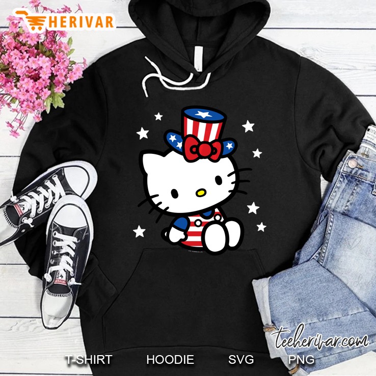 Hello Kitty American 4Th Of July Tee Shirt Hoodie