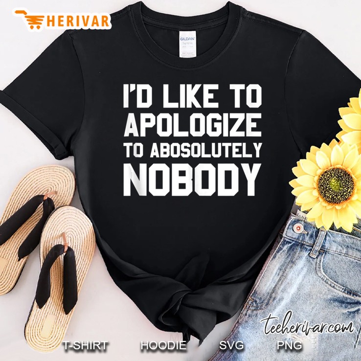 I'd Like To Apologize To Absolutely Nobody Mma Irish Fight Tank Top Shirt