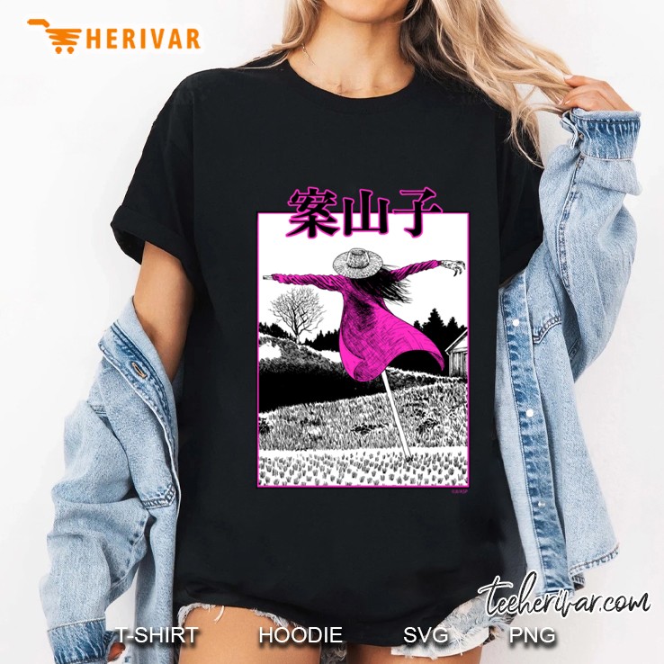 Junji Ito Scarecrow Girl Back Print Pullover Ladies Tee