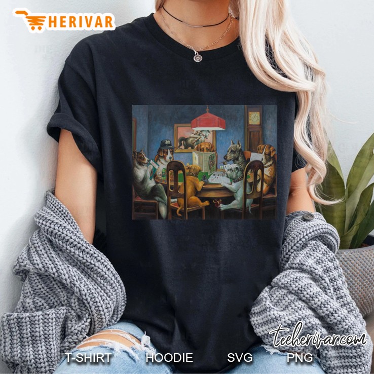 Dogs Playing D&D Classic Ladies Tee