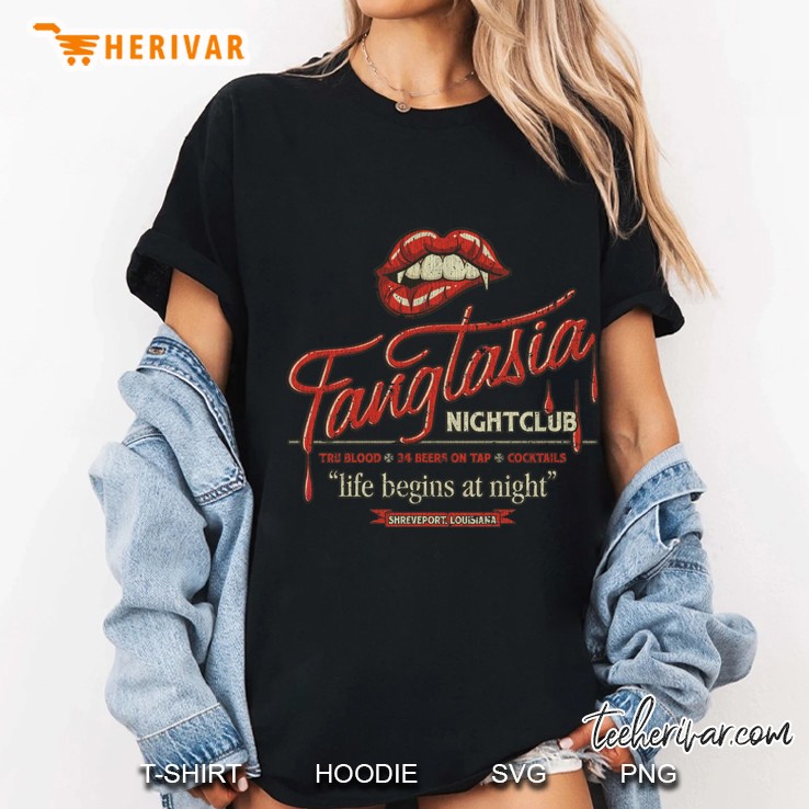 Fangtasia Nightclub Vintage Slim Fit Ladies Tee