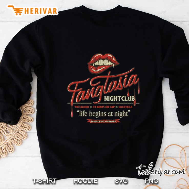 Fangtasia Nightclub Vintage Slim Fit Sweatshirt