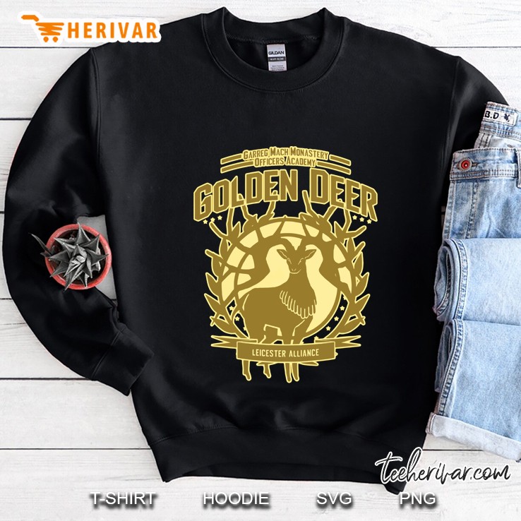 Golden Deer Graphic Sweatshirt