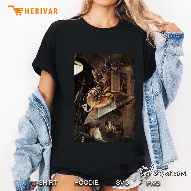 Monsters Eating A Knight By Hieronymus Bosch Classic Hoodie